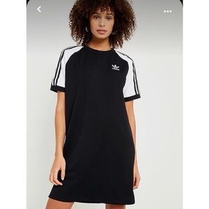 Adidas Original 3-Stripe Regal Sleeve Tshirt Dress
